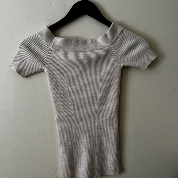 allsaints Lavine Top in beige S - Picture 2 of 4